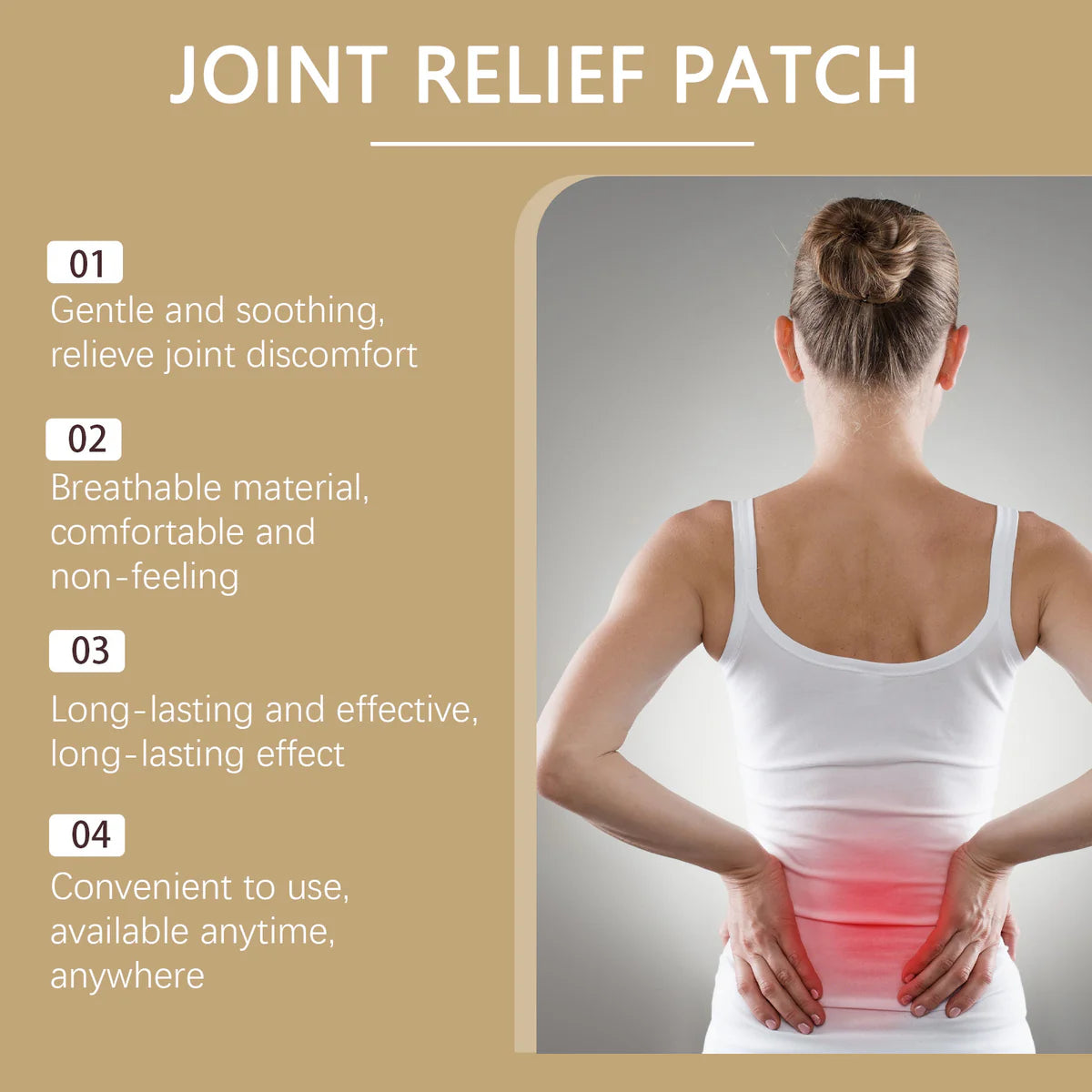 Pack ( 2 Boites ) Patch de Soulagement des Douleurs Articulaires